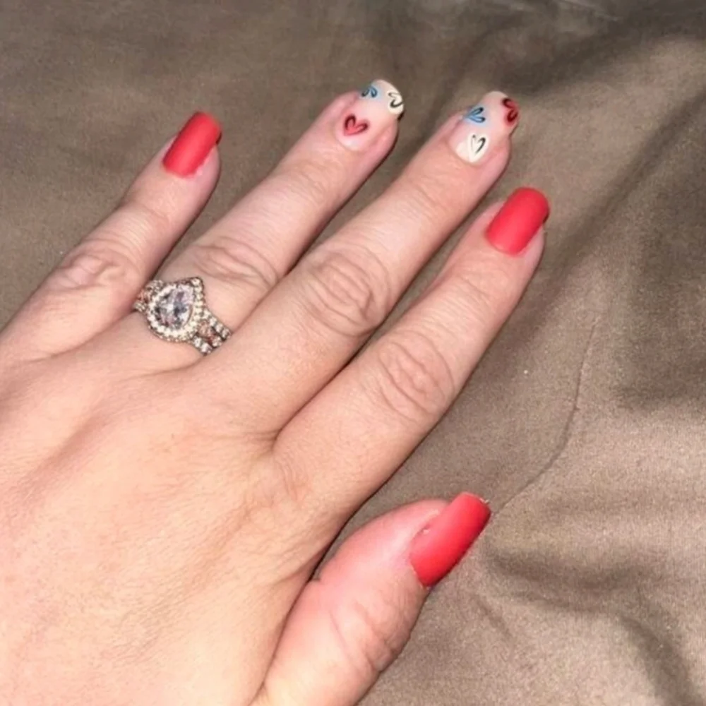 2/$16 Hearts Press On Nails - Picture 11 of 16